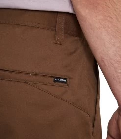 VOLCOM Frickin Skate Chino Pant - Dark Earth -Skateboard Kortingswinkel volcom frickin skate chino pant dark earth 4