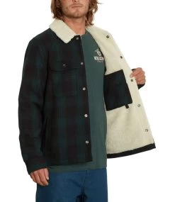 VOLCOM Keaton Jacket - Plaid -Skateboard Kortingswinkel volcom keaton jacket plaid 2