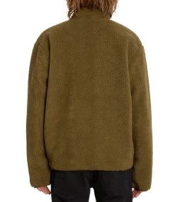 VOLCOM Muzzer Fuzzar Zip - Service Green -Skateboard Kortingswinkel volcom muzzer fuzzar zip service green 5