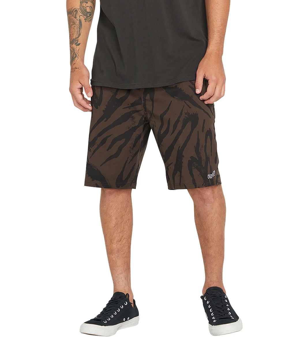 VOLCOM Outer Spaced Short 21 - Dark Brown 4 VOLCOM Outer Spaced Short 21 - Dark Brown - Afbeelding 2