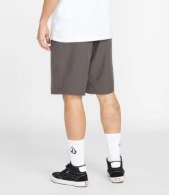 VOLCOM Skate Vitals Axel 21" Hybrid Short - Storm Cloud -Skateboard Kortingswinkel volcom skate vitals axel 21 hybrid short storm clo 10