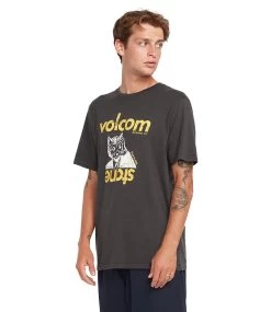 VOLCOM Stonepur T-Shirt - Vintage Black -Skateboard Kortingswinkel volcom stonepur t shirt vintage black 4