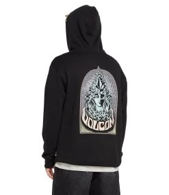 VOLCOM Strike Hoodie - Black -Skateboard Kortingswinkel volcom strike hoodie black 1