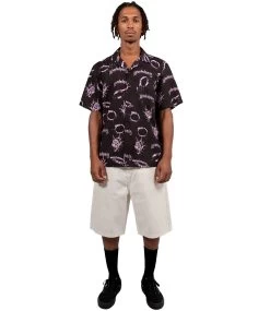 WASTED PARIS Shirt Allover Spike - Black -Skateboard Kortingswinkel wasted paris shirt allover spike black 3