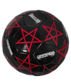 WASTED PARIS Soccer Ball - Black/Red