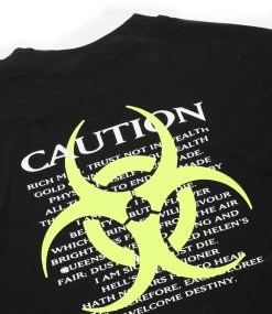WASTED PARIS T-Shirt Toxic - Black -Skateboard Kortingswinkel wasted paris t shirt toxic black 3