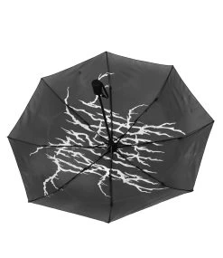 WASTED PARIS Umbrella Dark - Black -Skateboard Kortingswinkel wasted paris umbrella dark black 2